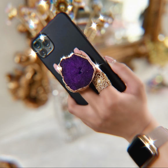 agate phone grip